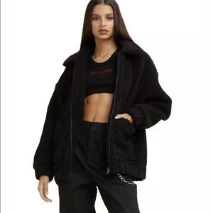 I.AM.GIA Pixie Sherpa Jacket oversized XS, BLACK